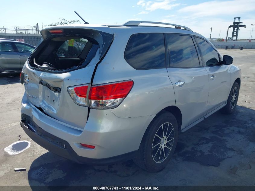 2015 Nissan Pathfinder S VIN: 5N1AR2MN1FC697824 Lot: 40767743