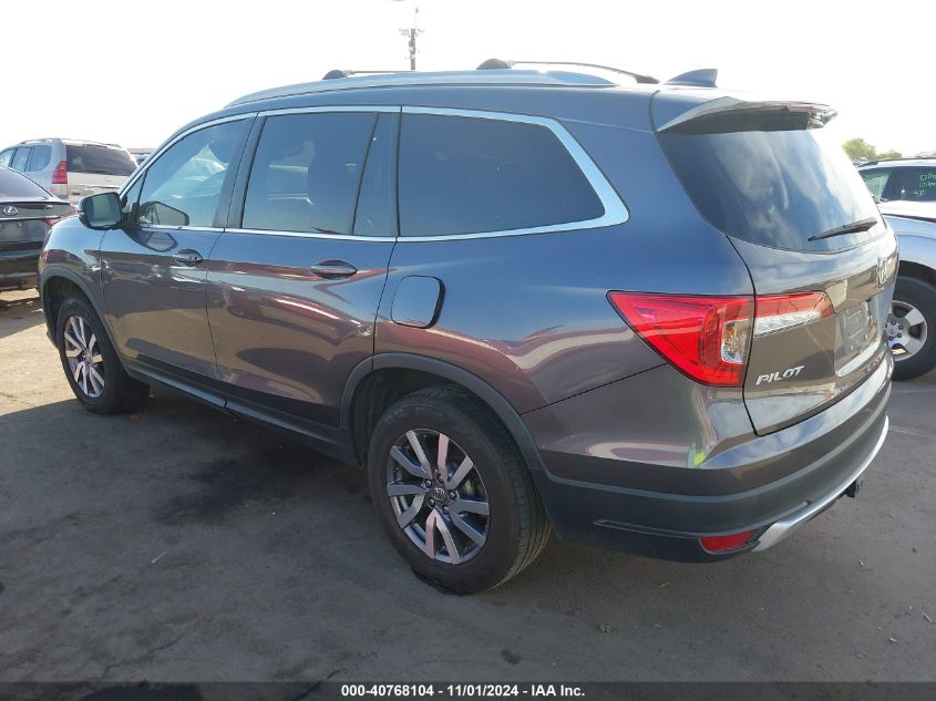 2019 Honda Pilot Ex-L VIN: 5FNYF6H56KB013926 Lot: 40768104