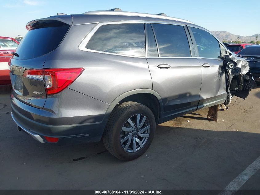 2019 Honda Pilot Ex-L VIN: 5FNYF6H56KB013926 Lot: 40768104