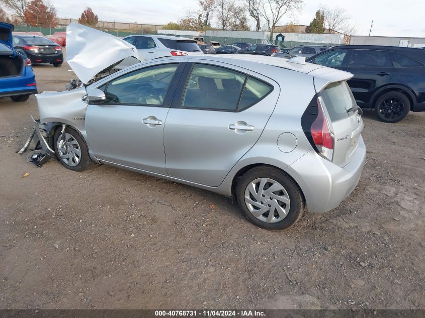 2015 Toyota Prius C Two VIN: JTDKDTB32F1099381 Lot: 40768731