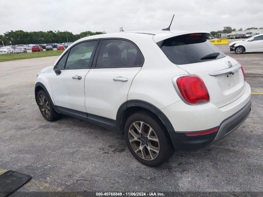 2016 Fiat 500X Trekking VIN: ZFBCFXCT8GP357554 Lot: 40768849