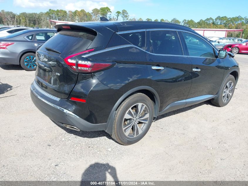 2022 Nissan Murano Sv Fwd VIN: 5N1AZ2BJ4NC121241 Lot: 40770184