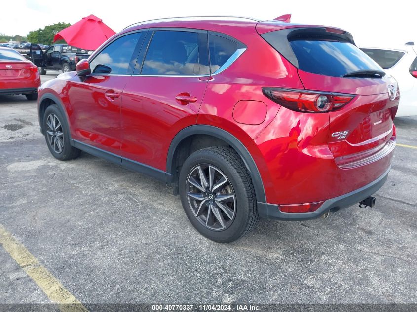 2018 Mazda Cx-5 Grand Touring VIN: JM3KFBDM7J0398977 Lot: 40770337