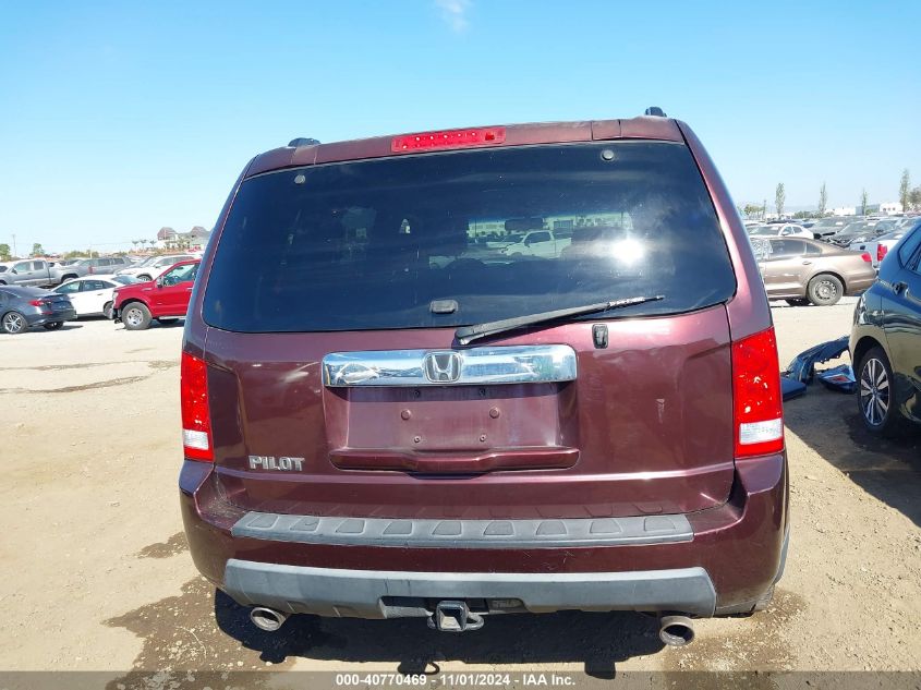 2011 Honda Pilot Ex-L VIN: 5FNYF3H55BB047631 Lot: 40770469