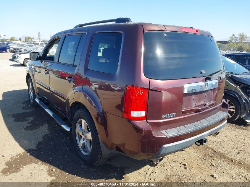 2011 Honda Pilot Ex-L VIN: 5FNYF3H55BB047631 Lot: 40770469