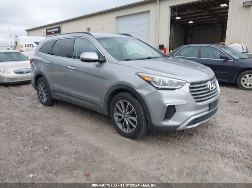 2017 Hyundai Santa Fe Se VIN: KM8SMDHF4HU166079 Lot: 40770703