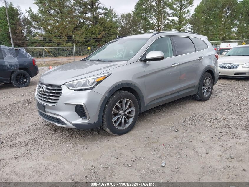 2017 Hyundai Santa Fe Se VIN: KM8SMDHF4HU166079 Lot: 40770703