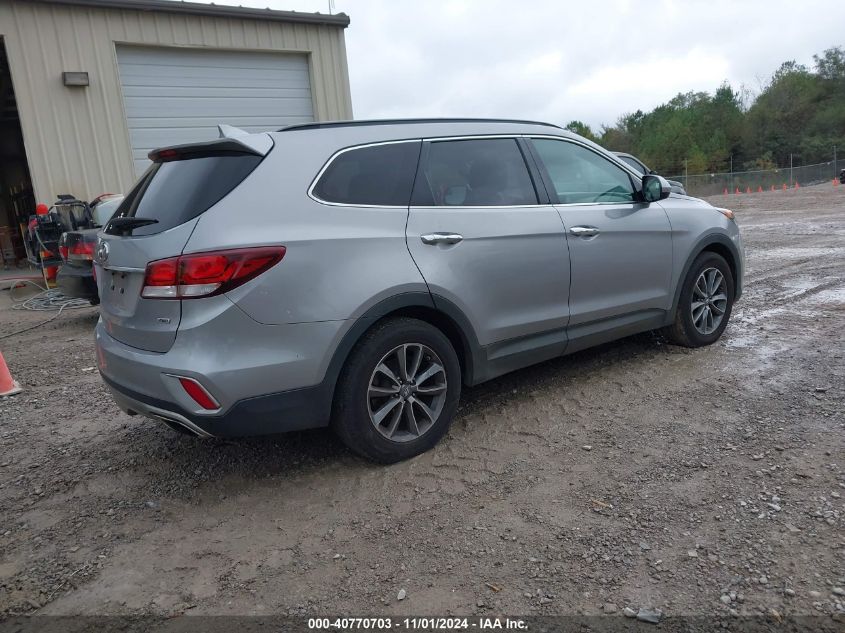 2017 Hyundai Santa Fe Se VIN: KM8SMDHF4HU166079 Lot: 40770703