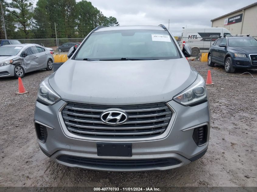 2017 Hyundai Santa Fe Se VIN: KM8SMDHF4HU166079 Lot: 40770703