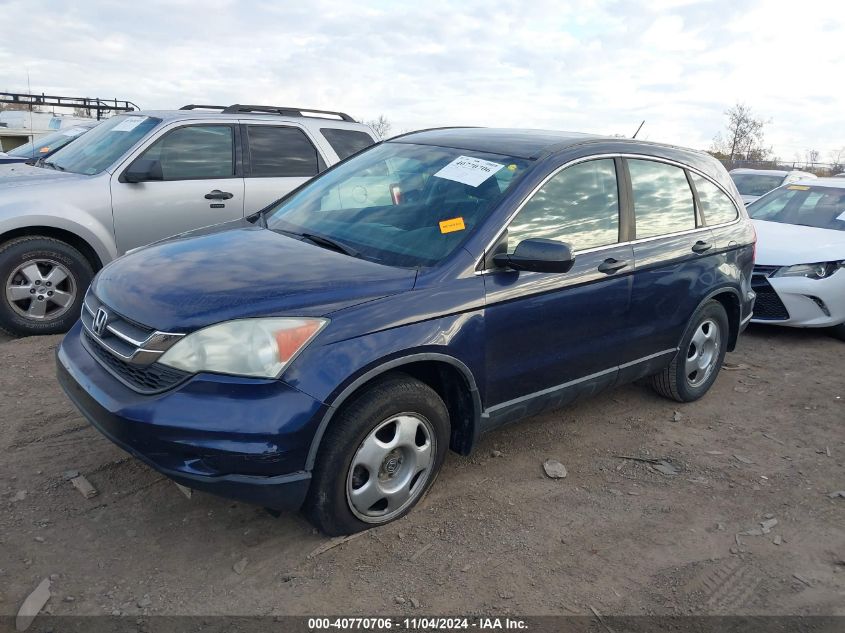 2010 Honda Cr-V Lx VIN: 5J6RE3H32AL029907 Lot: 40770706