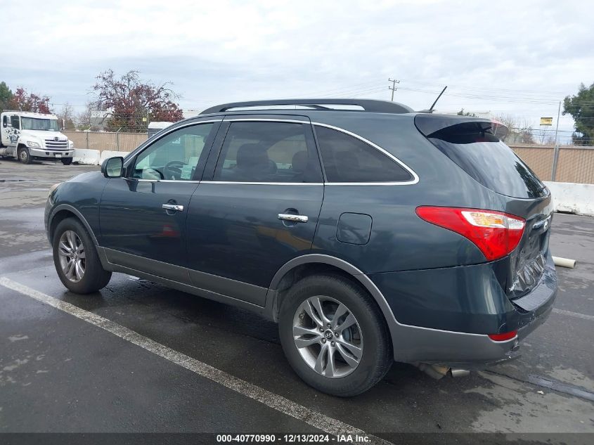 2012 Hyundai Veracruz Gls/Limited VIN: KM8NU4CC2CU191050 Lot: 40770990