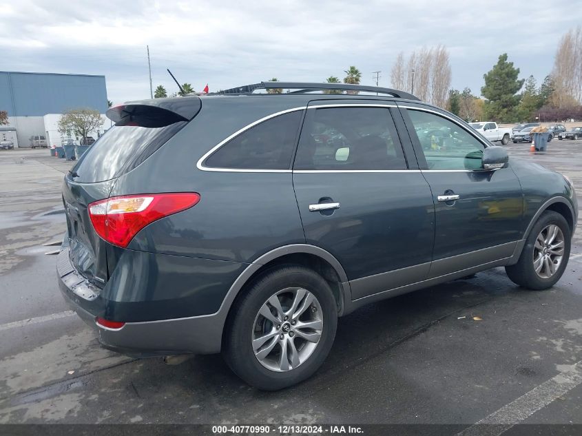 2012 Hyundai Veracruz Gls/Limited VIN: KM8NU4CC2CU191050 Lot: 40770990