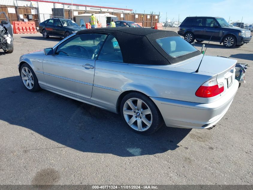 2002 BMW 325Ci VIN: WBABS33452PG83729 Lot: 40771324