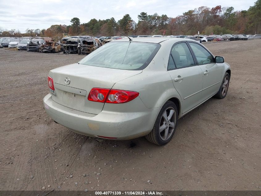 2004 Mazda Mazda6 S VIN: 1YVFP80D345N18808