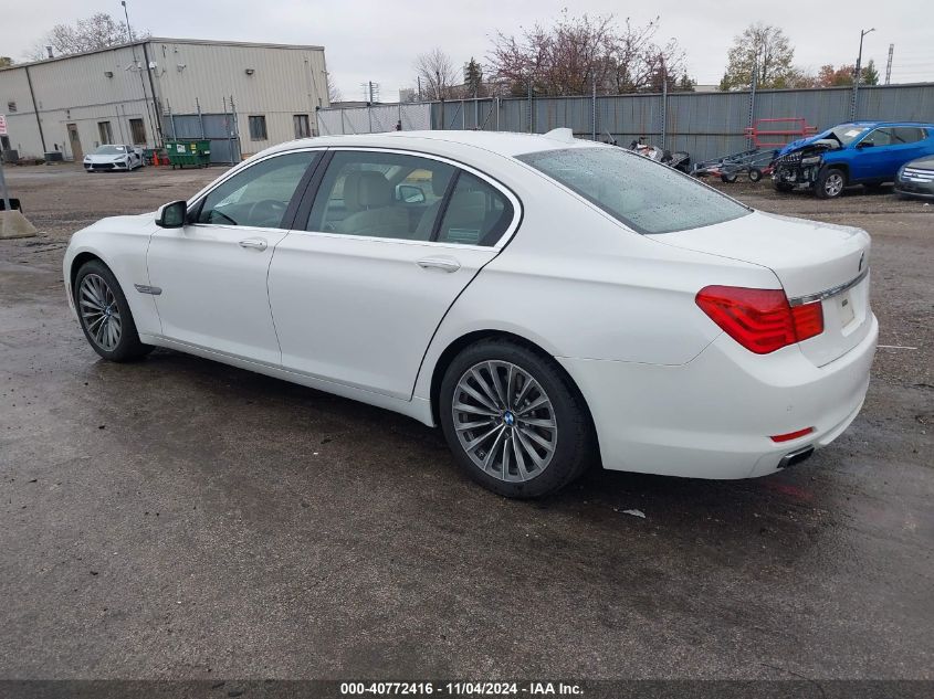 2012 BMW 7 Series 740Li VIN: WBAKB4C51CC577072 Lot: 40772416