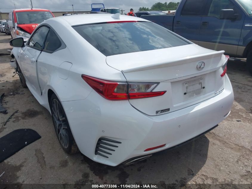 2016 Lexus Rc 200T VIN: JTHHA5BC0G5002444 Lot: 40773386