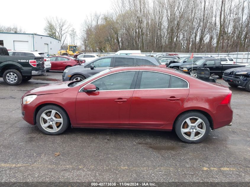 2013 Volvo S60 T5 VIN: YV1612FH2D1215292 Lot: 40773835