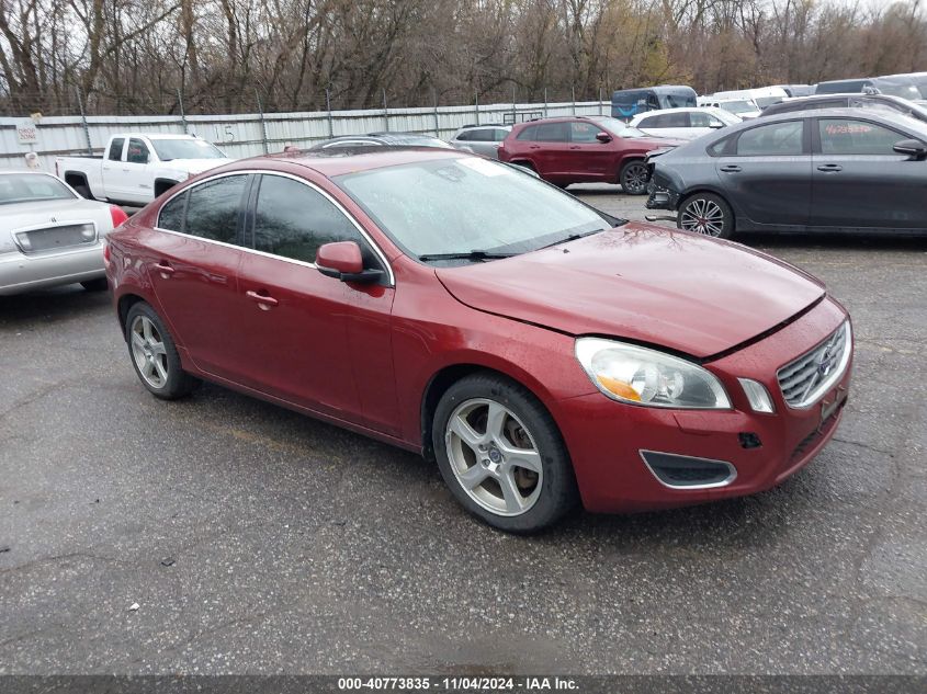 2013 Volvo S60 T5 VIN: YV1612FH2D1215292 Lot: 40773835