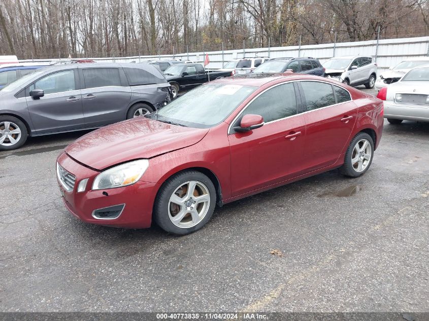 2013 Volvo S60 T5 VIN: YV1612FH2D1215292 Lot: 40773835