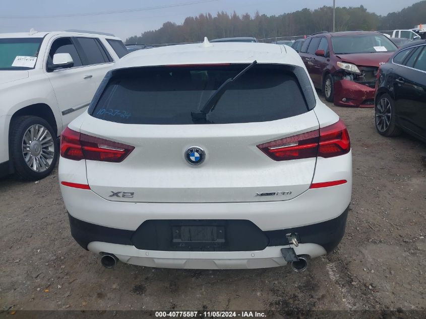 2020 BMW X2 xDrive28I VIN: WBXYJ1C00L5R55621 Lot: 40775587