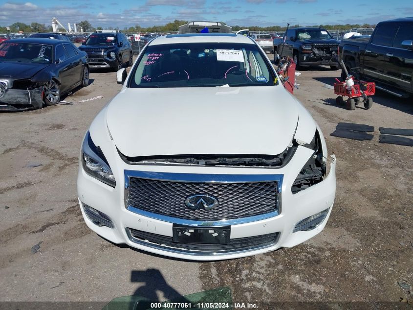 2018 Infiniti Q70L 3.7X Luxe VIN: JN1BY1PRXJM370140 Lot: 40777061