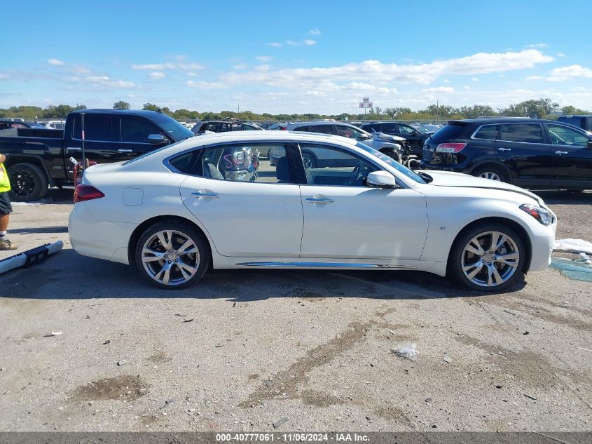 2018 Infiniti Q70L 3.7X Luxe VIN: JN1BY1PRXJM370140 Lot: 40777061