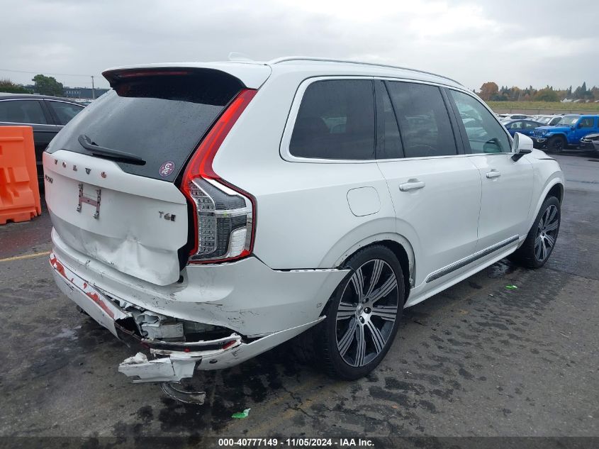 2021 Volvo Xc90 T6 Inscription 7 Passenger VIN: YV4A22PL7M1724212 Lot: 40777149