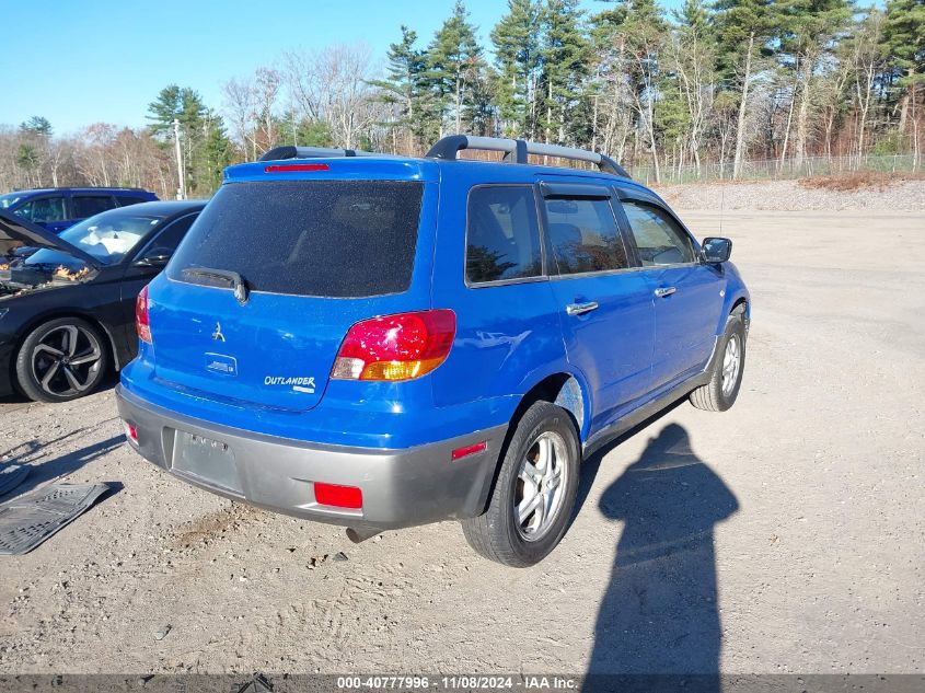 2004 Mitsubishi Outlander Ls VIN: JA4LZ31F94U060231 Lot: 40777996