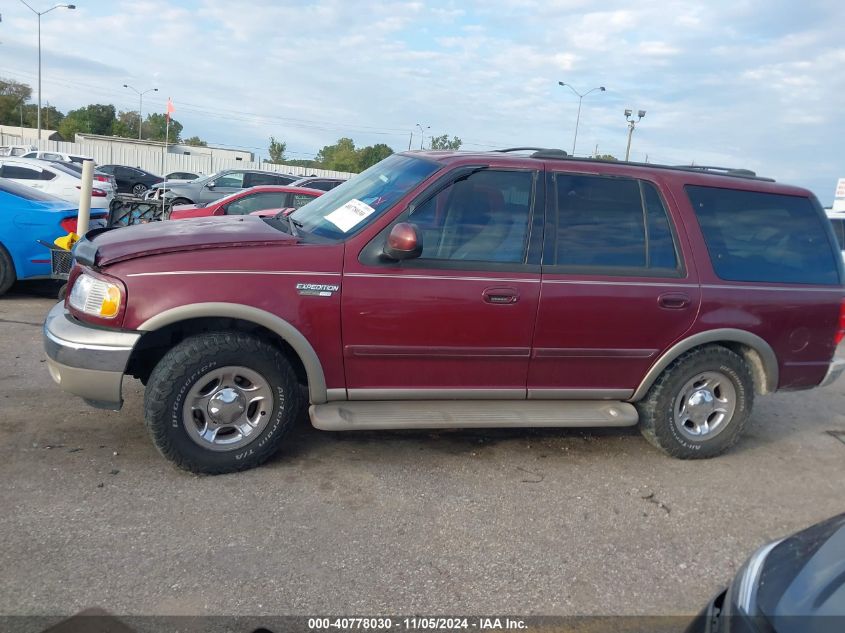 2000 Ford Expedition Eddie Bauer VIN: 1FMRU17L7YLC42128 Lot: 40778030