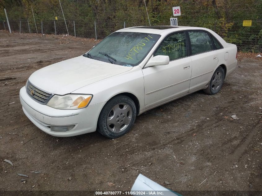 2003 Toyota Avalon Xls VIN: 4T1BF28B63U278449 Lot: 40780777