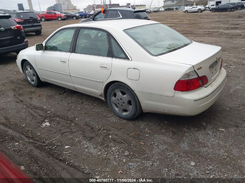 2003 Toyota Avalon Xls VIN: 4T1BF28B63U278449 Lot: 40780777