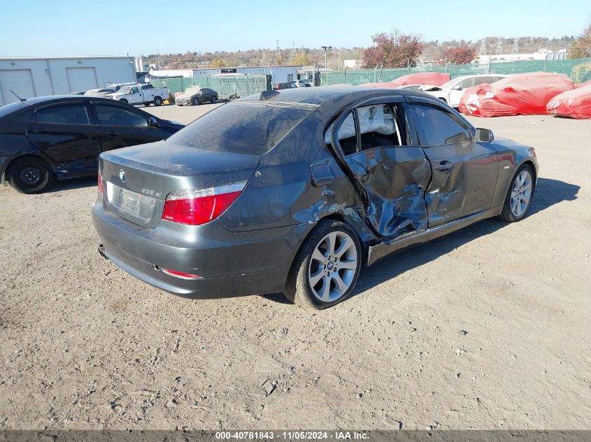 2008 BMW 535Xi VIN: WBANV93598CZ64980 Lot: 40781843