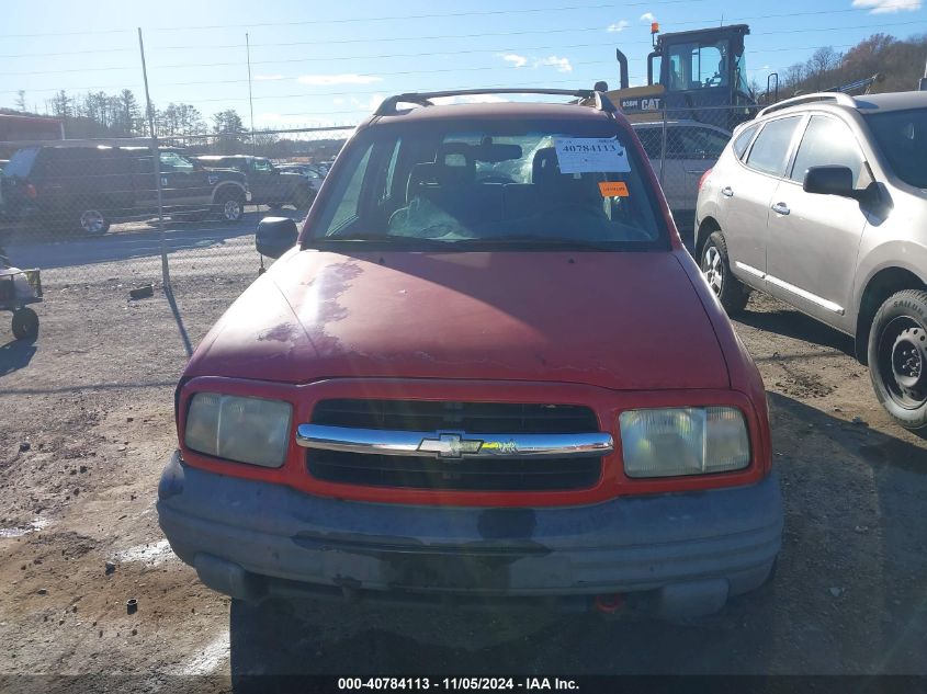 2002 Chevrolet Tracker Hard Top Base VIN: 2CNBJ13C026906737 Lot: 40784113