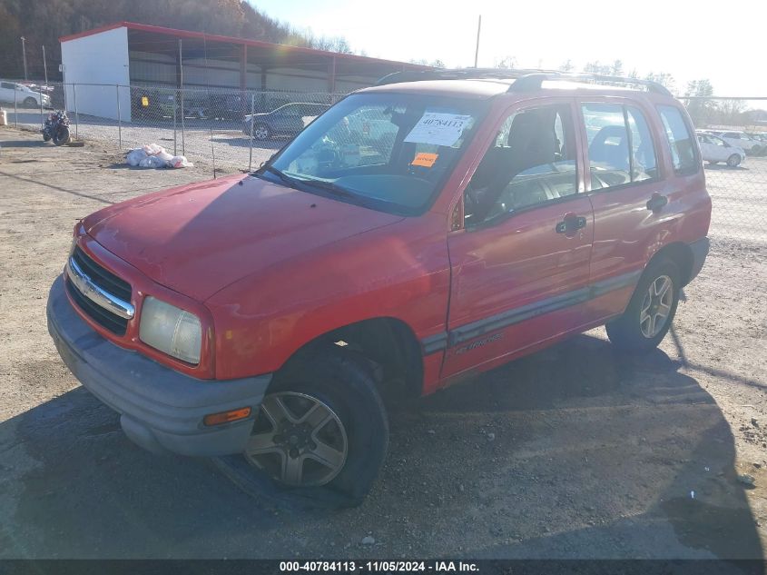 2002 Chevrolet Tracker Hard Top Base VIN: 2CNBJ13C026906737 Lot: 40784113