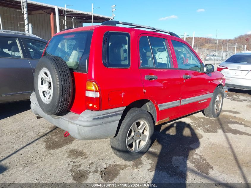 2002 Chevrolet Tracker Hard Top Base VIN: 2CNBJ13C026906737 Lot: 40784113