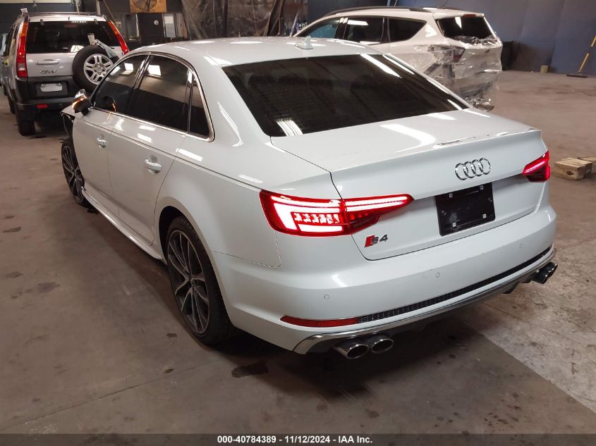 2018 Audi S4 3.0T Premium Plus VIN: WAUB4AF42JA003052 Lot: 40784389