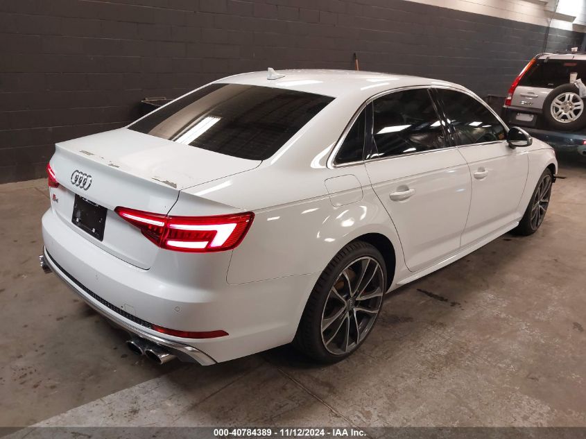 2018 Audi S4 3.0T Premium Plus VIN: WAUB4AF42JA003052 Lot: 40784389