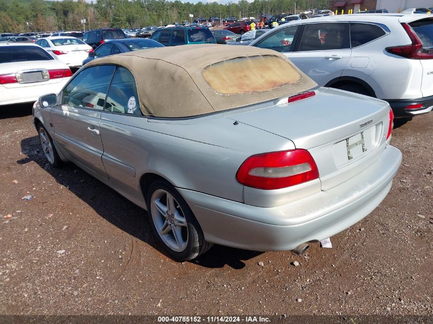 2002 Volvo C70 Lt VIN: YV1NC56D62J030017 Lot: 40785152