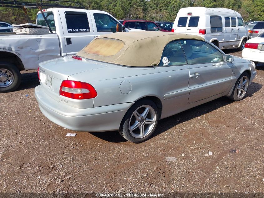 2002 Volvo C70 Lt VIN: YV1NC56D62J030017 Lot: 40785152