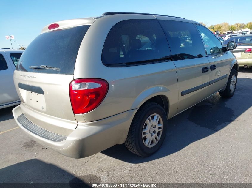 2006 Dodge Grand Caravan Se VIN: 1D4GP24R96B623910 Lot: 40785568