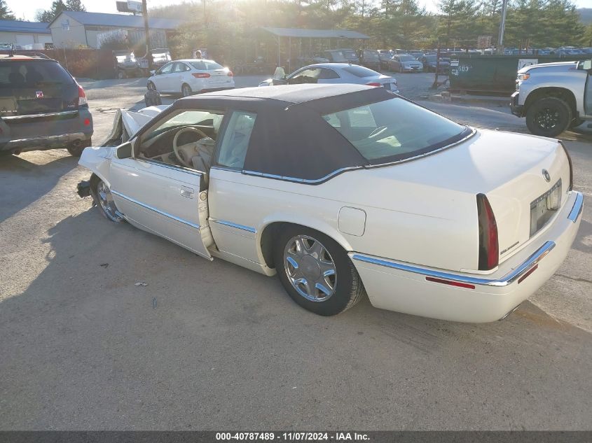 2001 Cadillac Eldorado Esc VIN: 1G6EL12Y31B106859 Lot: 40787489