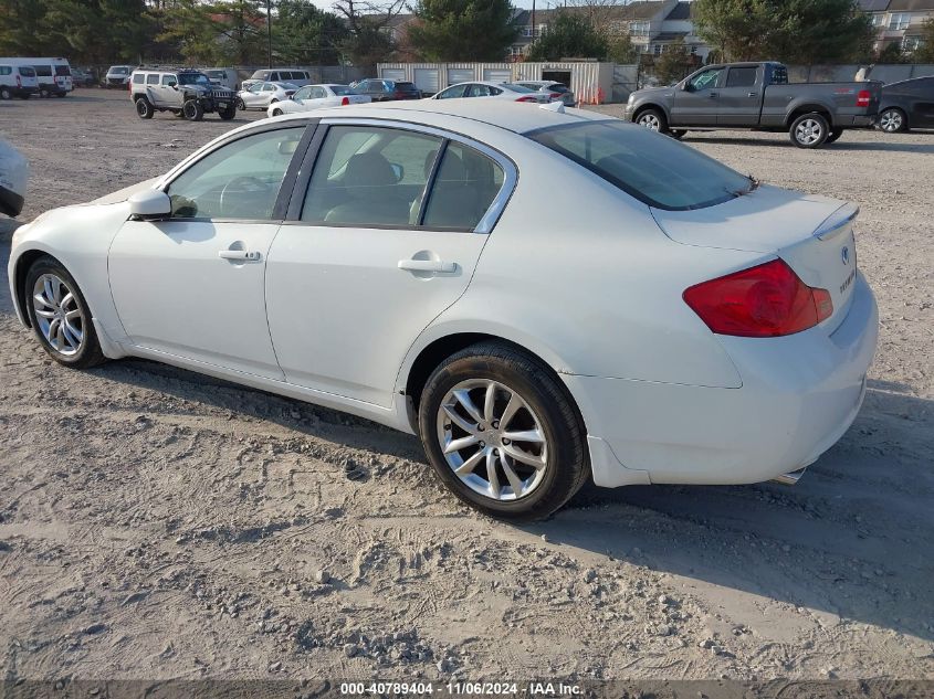 2009 Infiniti G37X VIN: JNKCV61F59M353455 Lot: 40789404