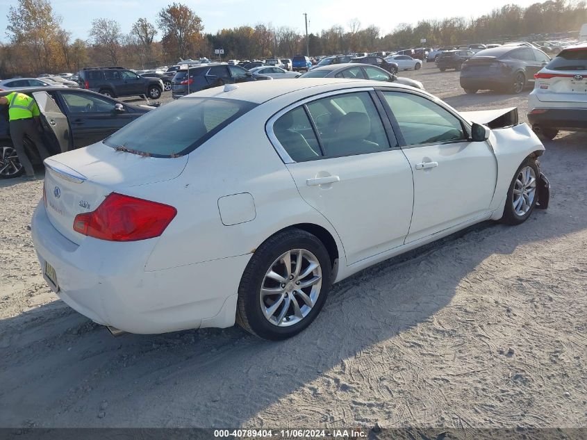 2009 Infiniti G37X VIN: JNKCV61F59M353455 Lot: 40789404