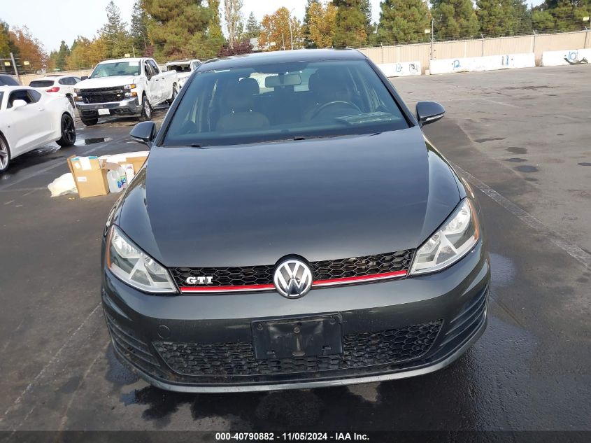 2015 Volkswagen Golf Gti 2.0T S 4-Door VIN: 3VW4T7AU2FM045348 Lot: 40790882