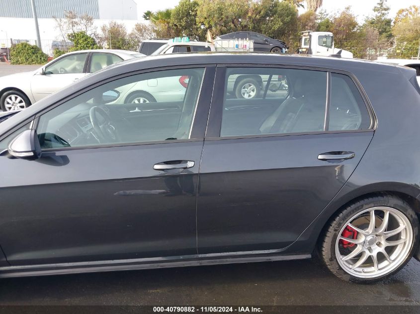 2015 Volkswagen Golf Gti 2.0T S 4-Door VIN: 3VW4T7AU2FM045348 Lot: 40790882