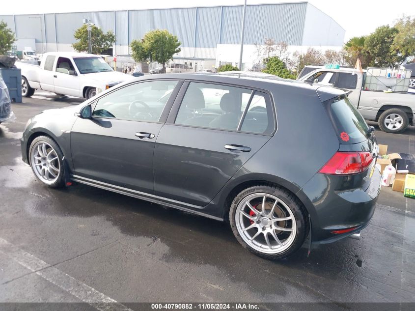 2015 Volkswagen Golf Gti 2.0T S 4-Door VIN: 3VW4T7AU2FM045348 Lot: 40790882