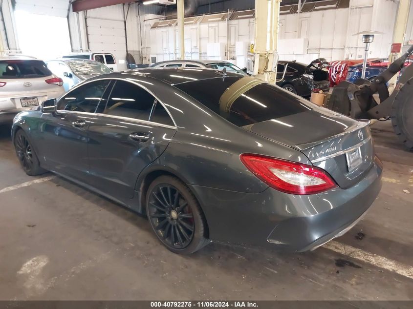 2015 Mercedes-Benz Cls 400 4Matic VIN: WDDLJ6HB2FA157881 Lot: 40792275