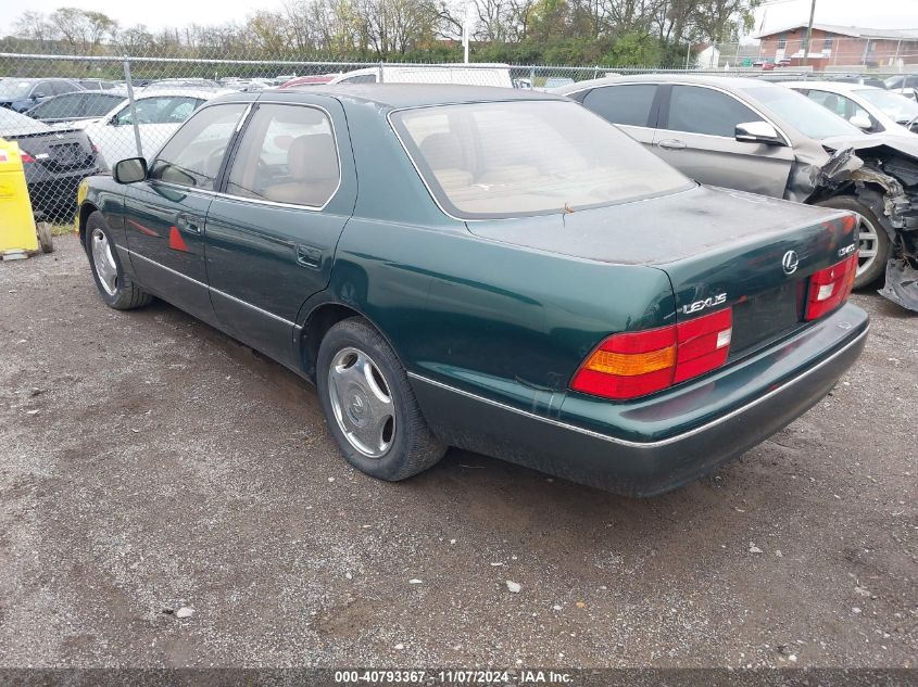 1998 Lexus Ls 400 VIN: JT8BH28F9W0127052 Lot: 40793367