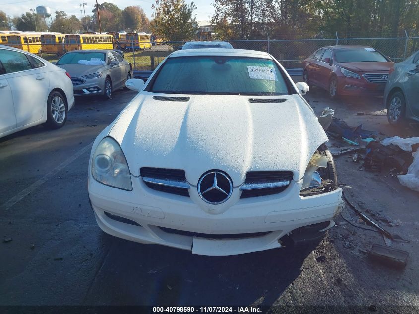 2006 Mercedes-Benz Slk 280 VIN: WDBWK54F66F128621 Lot: 40798590