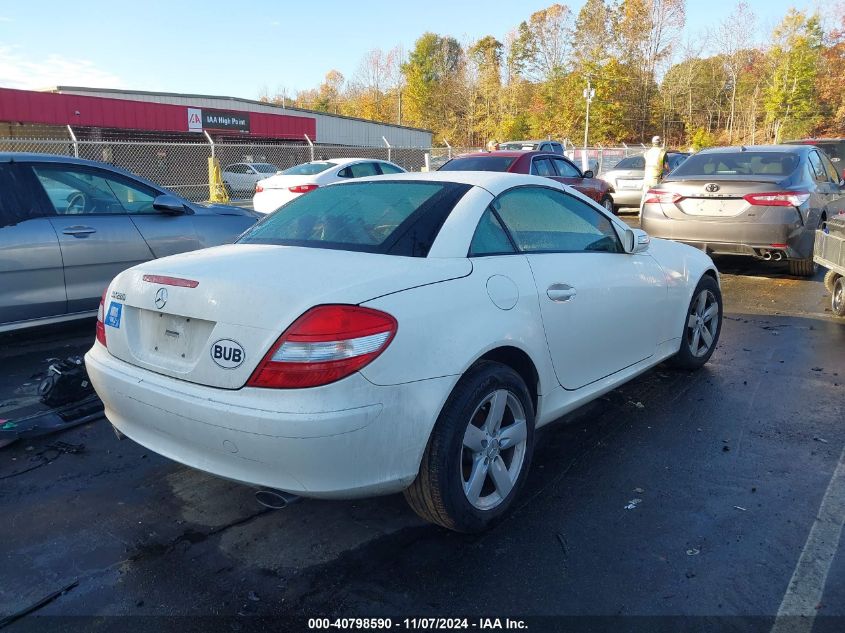 2006 Mercedes-Benz Slk 280 VIN: WDBWK54F66F128621 Lot: 40798590